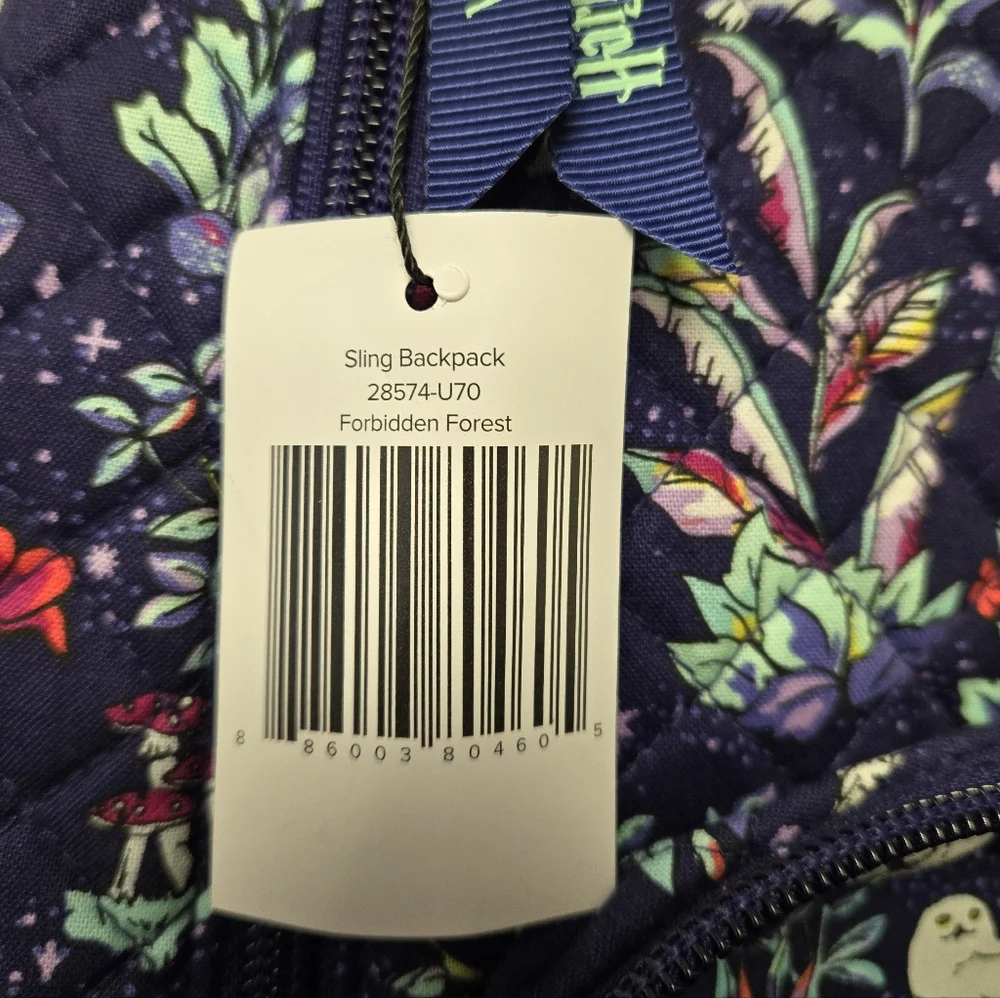 Vera Bradley Harry Potter Forbidden Forest Sling Backpack